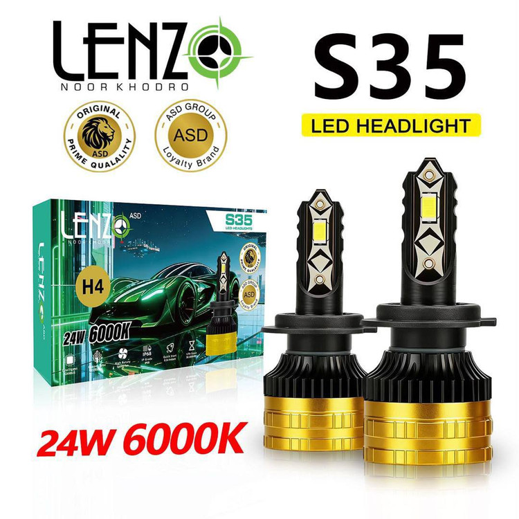 هدلایت خودرو لنزو مدل S35 یخی اقتصادی
